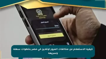 كيفية الاستعلام عن مخالفات المرور أونلاين في مصر بخطوات سهلة وسريعة